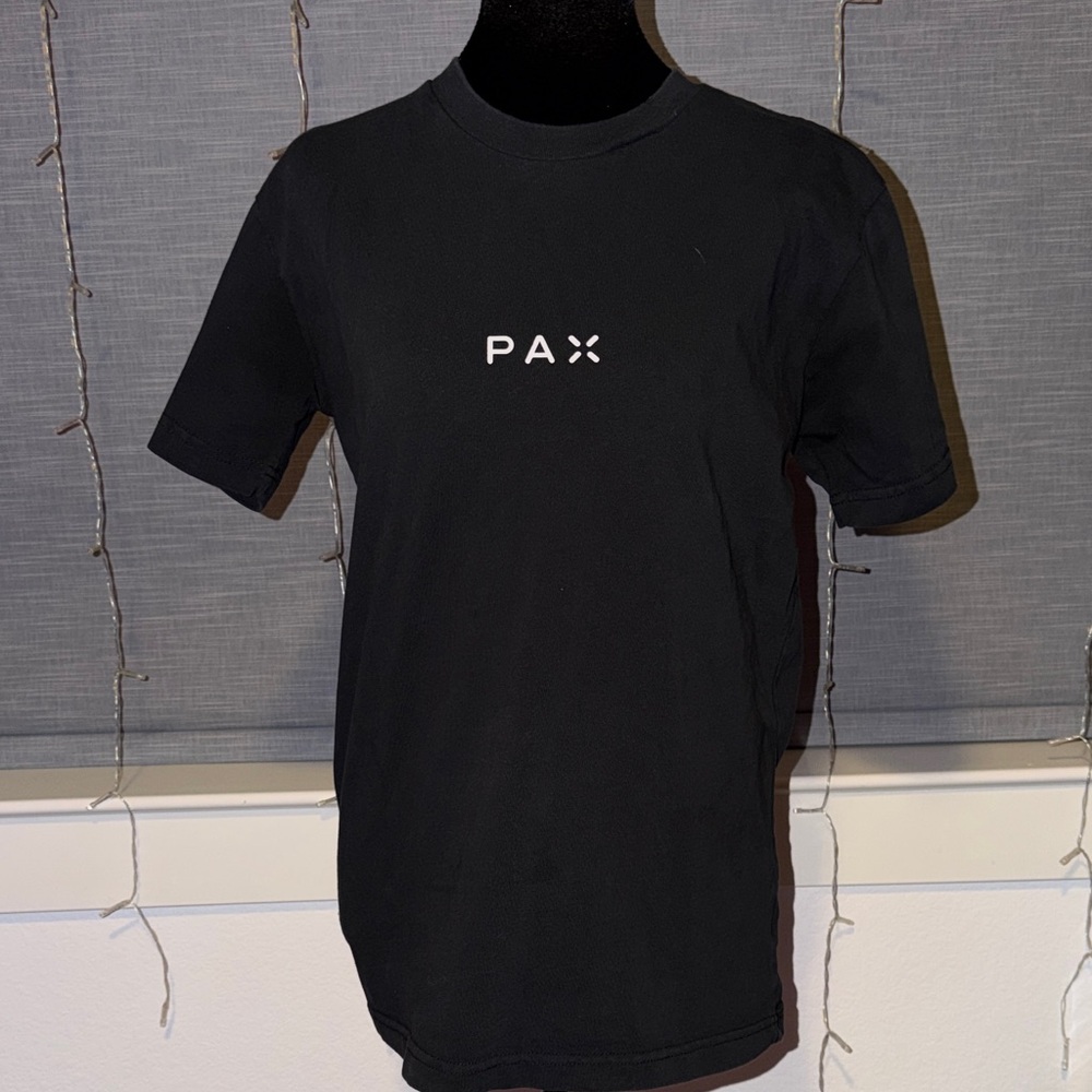 Black Pax Crewneck T-Shirt - Men's Casual Tee